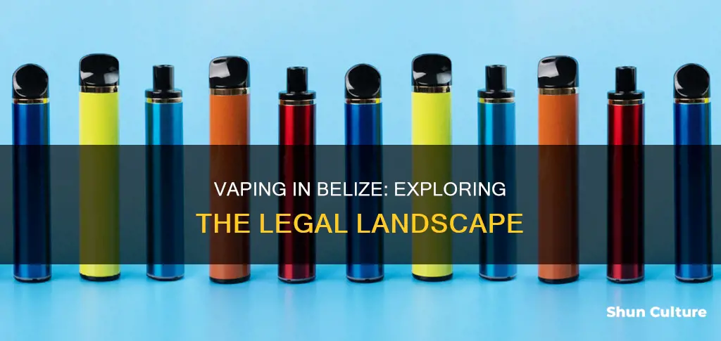 is vaping legal in belize