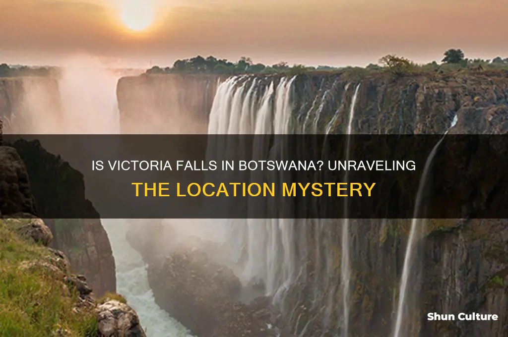 is victoria falls in botswana