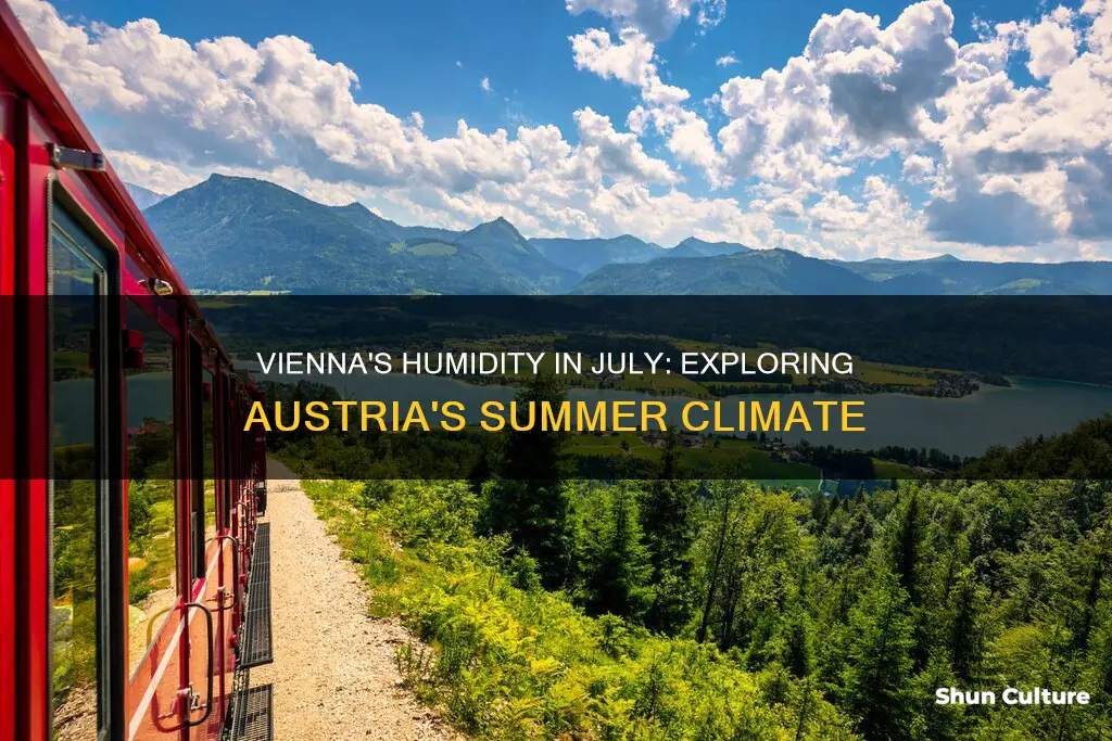 is vienna austria humid in july