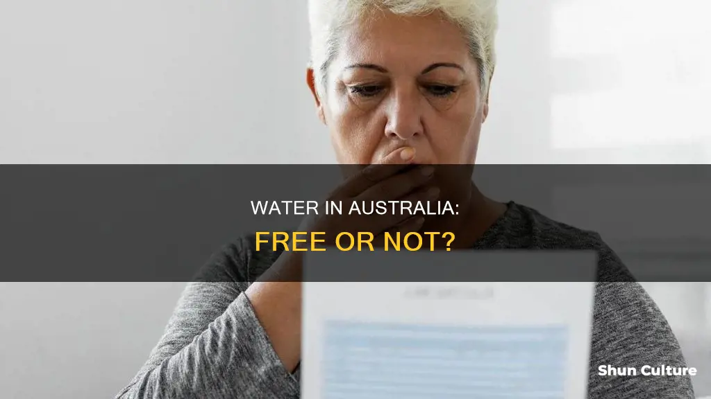 is water free in australia