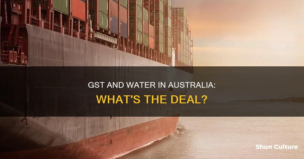 is water gst-free in australia