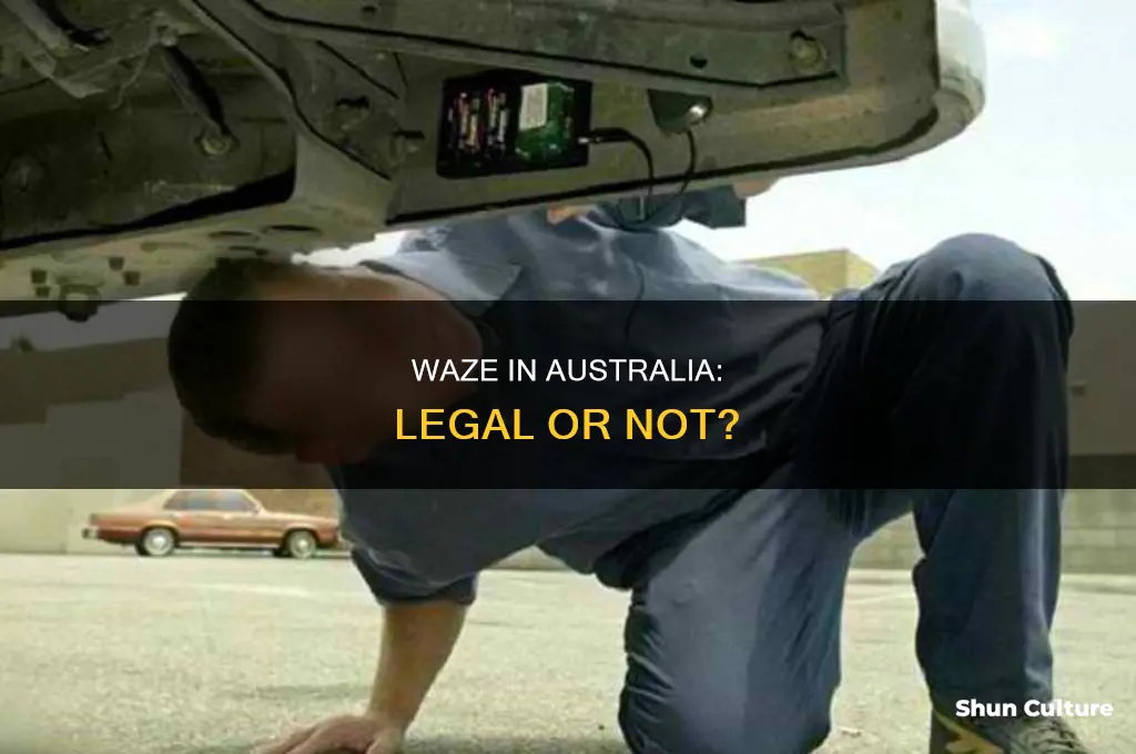 is waze illegal in australia