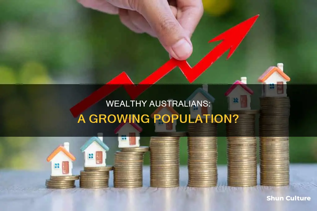 is wealthy population in australia increasing