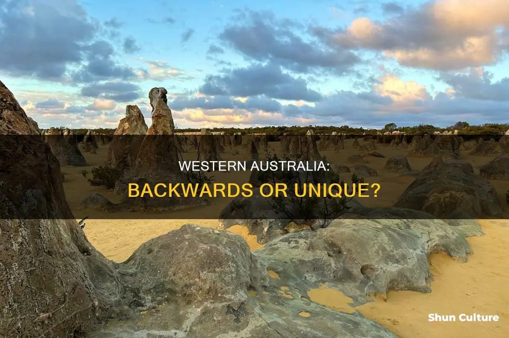 is western australia backward