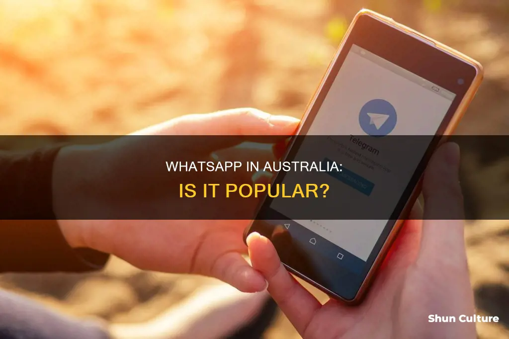 is whatsapp popular in australia