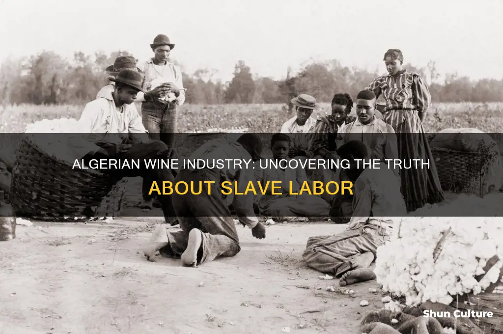 is wine made from slave labor in algeria