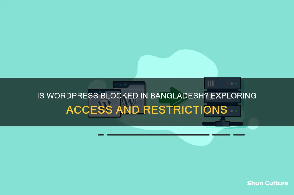 is wordpress blocked in bangladesh