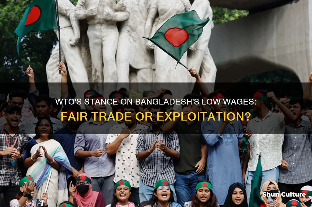 is wto concerned about bangladesh low wages