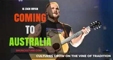 Zach Bryan's Australian Tour: When and Where?