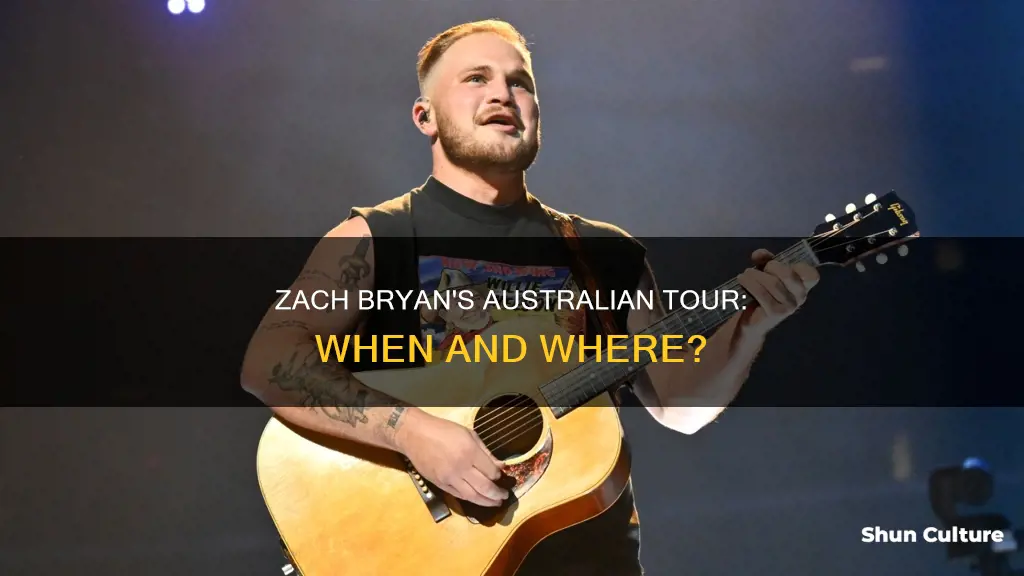 is zach bryan coming to australia
