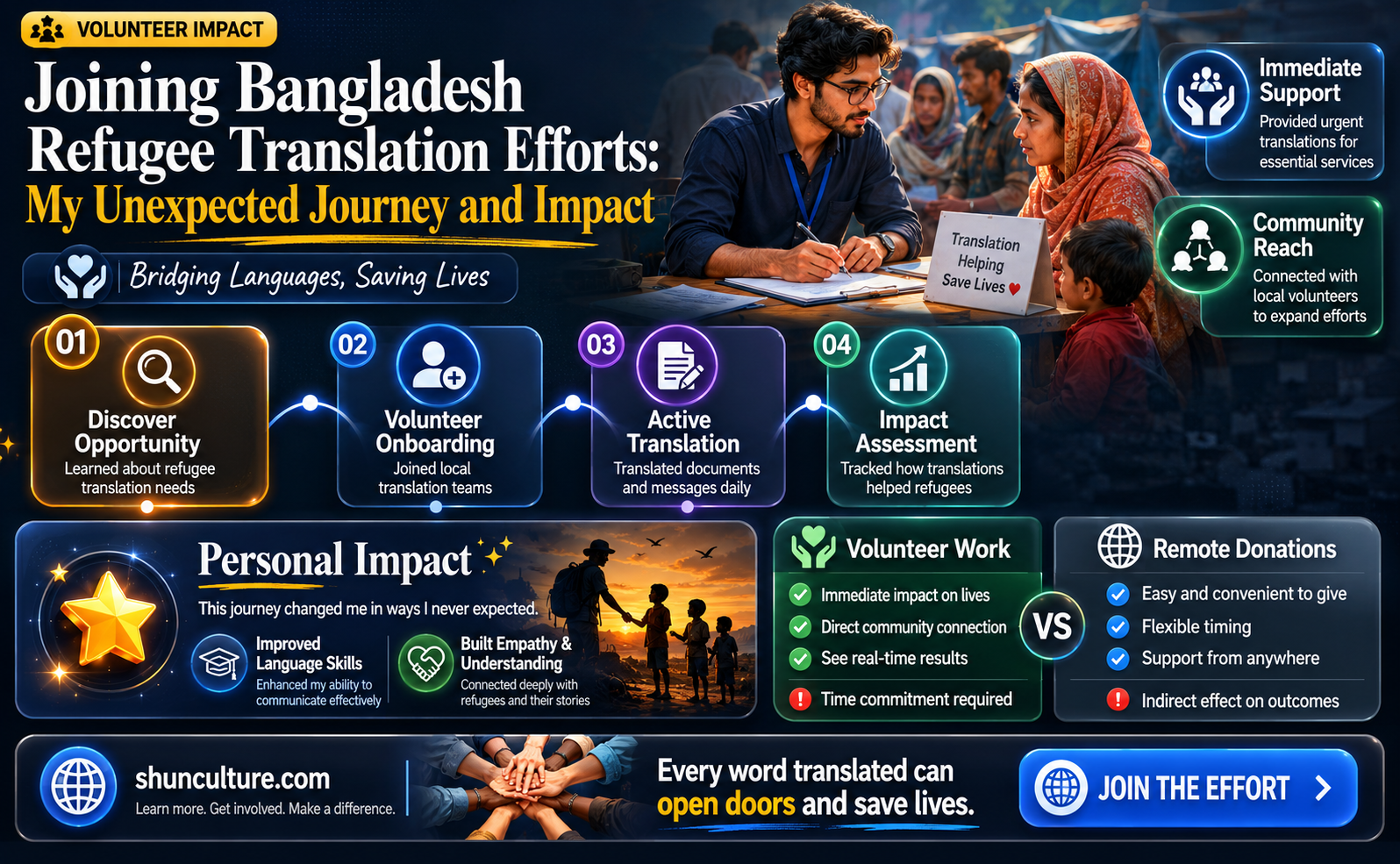 are happen that I join in bangladesh laugees translation