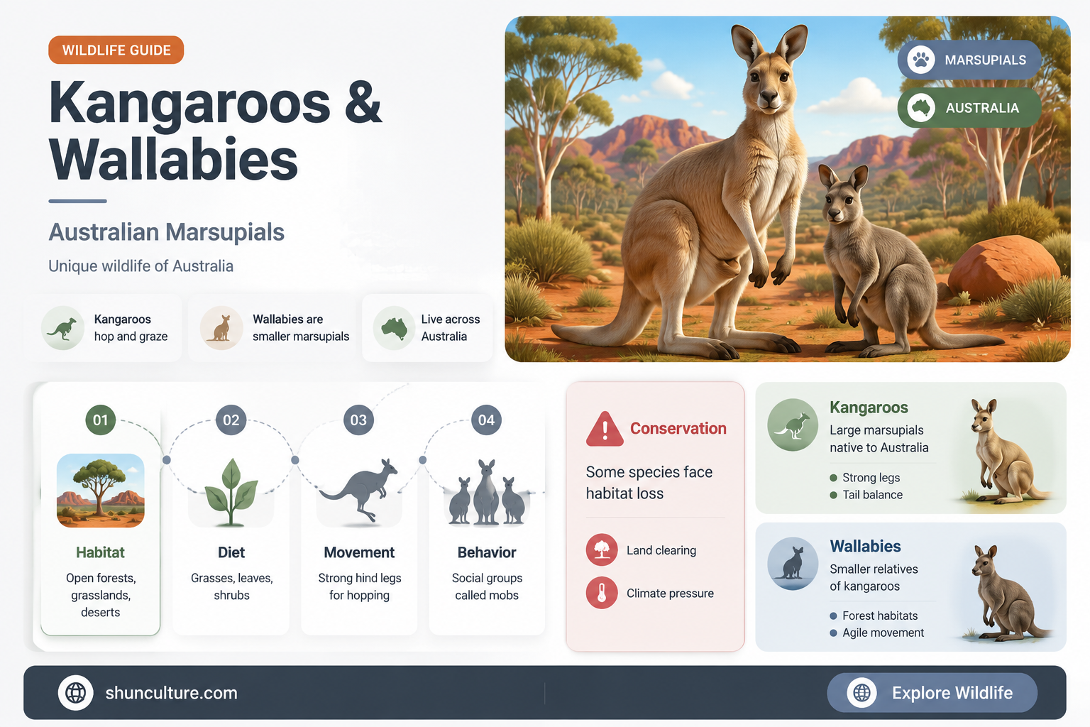 are kangaroos and wallabies indigenous animals of australia