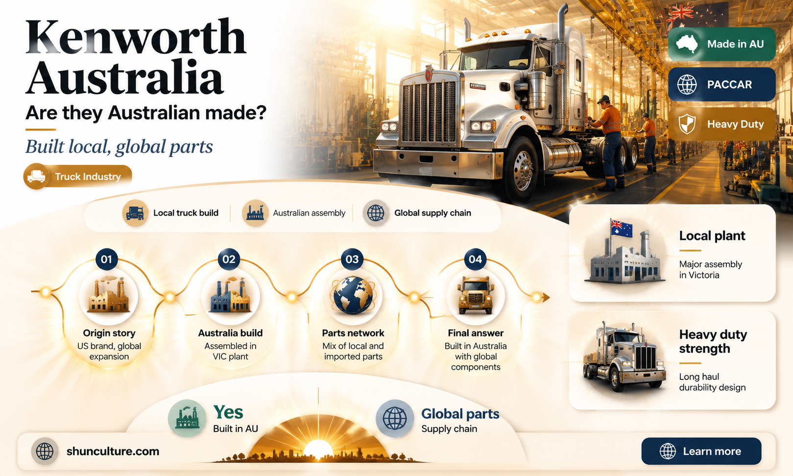 are kenworth trucks made in australia