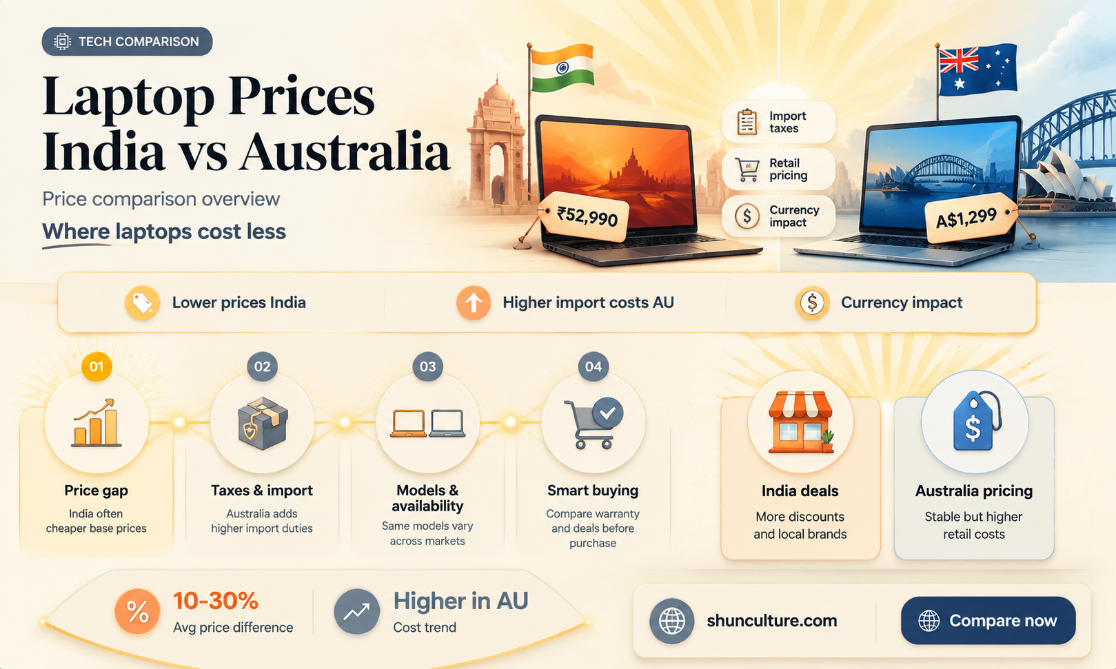 are laptops cheaper in australia than india