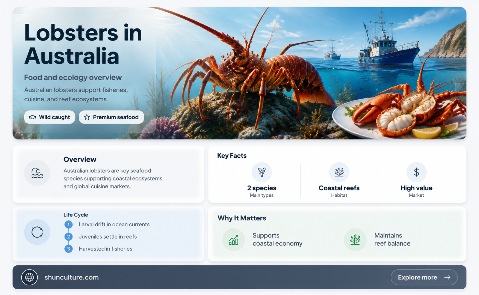 are lobsters found in australia