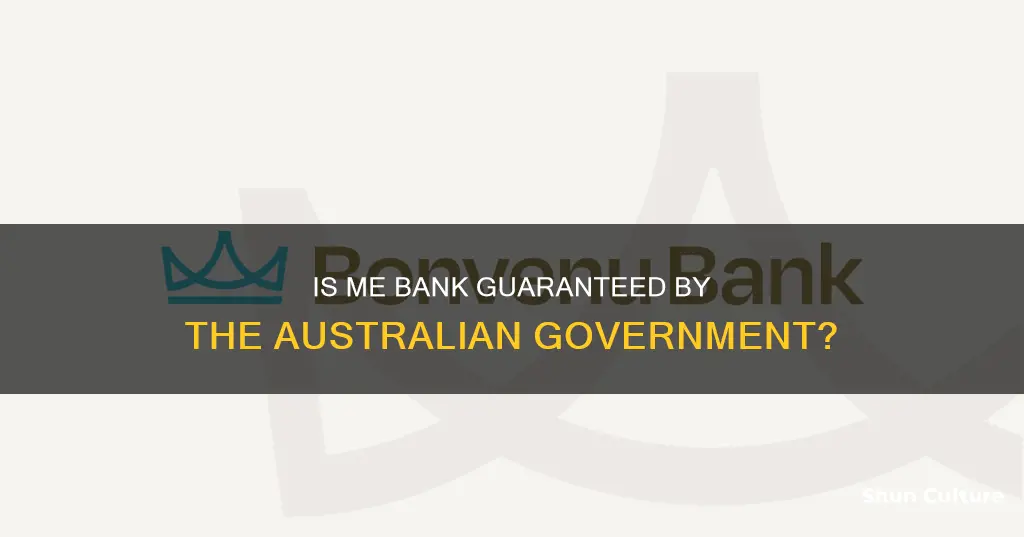 me bank australian government guarantee