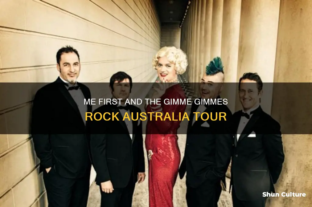 me first and the gimme gimmes australia tour
