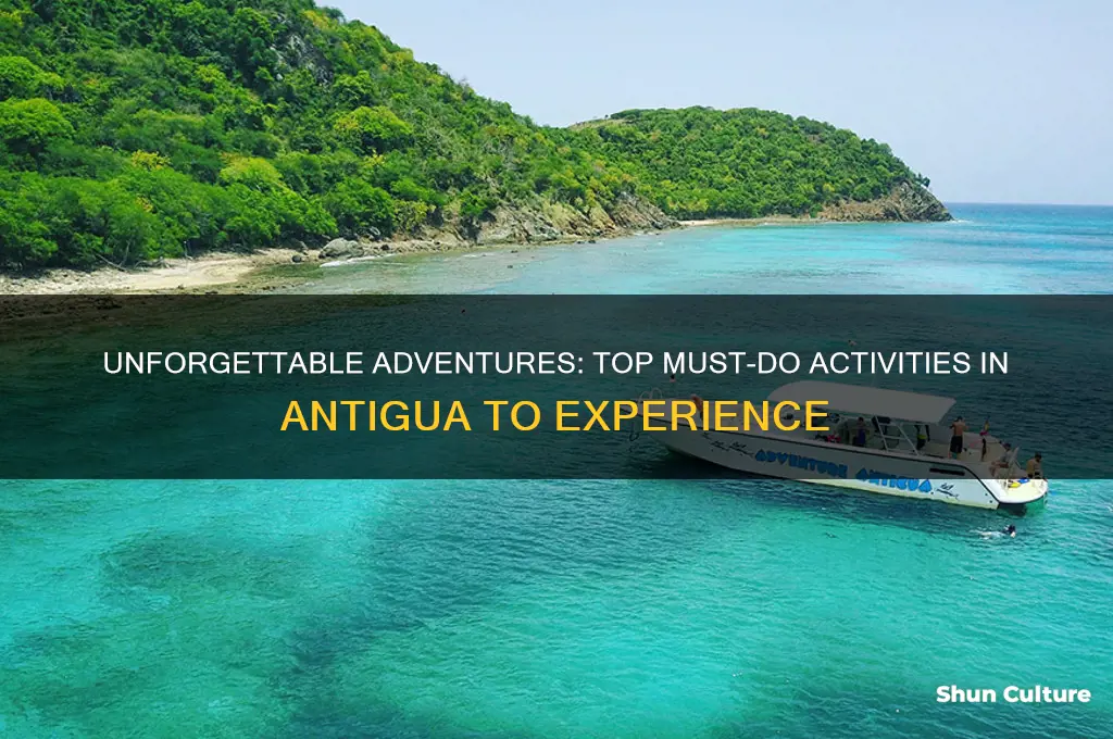 must do activities in antigua