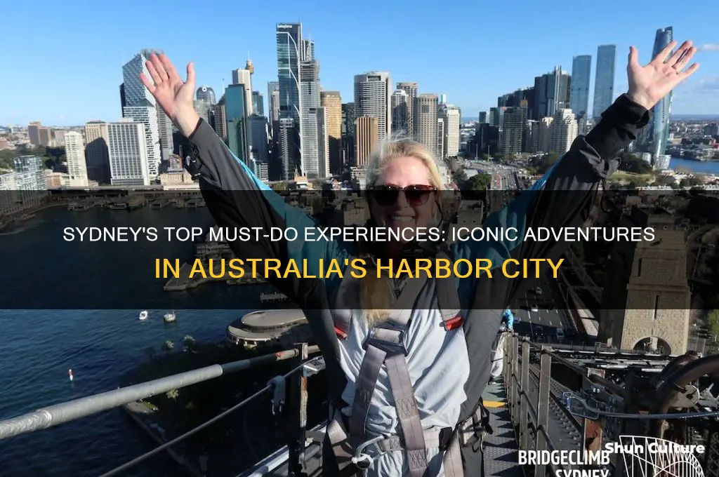 must dos in sydney australia