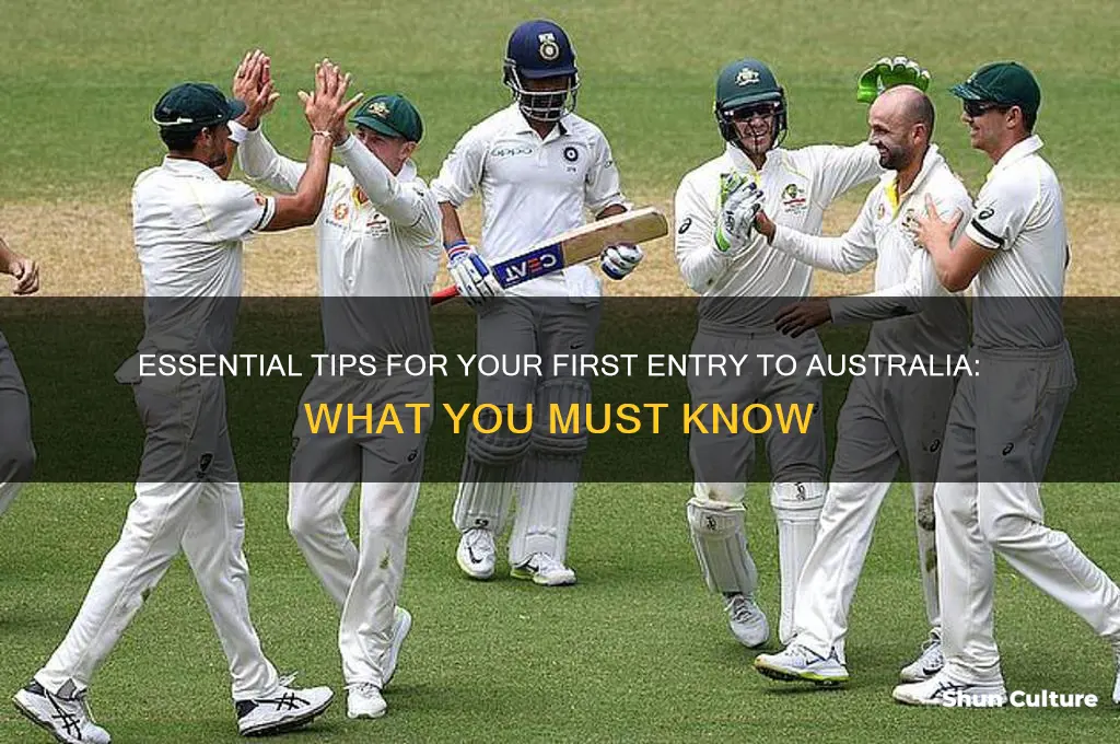 must make first entry to australia before