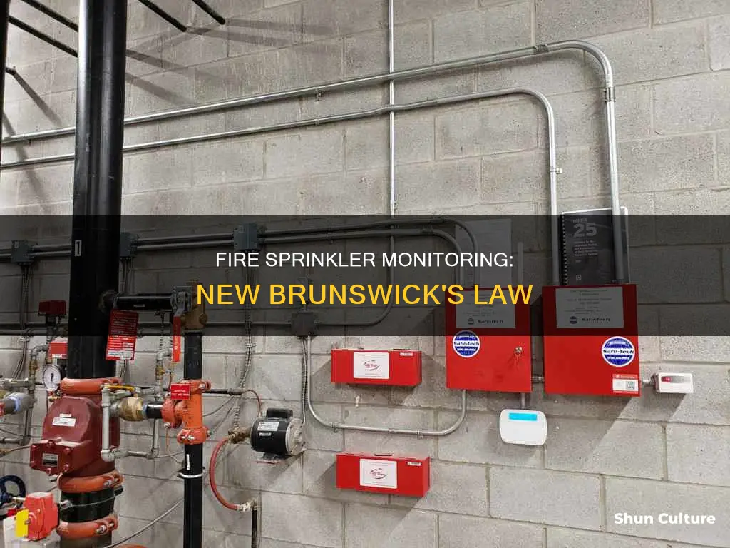 must my fire sprinkler be monitored in new brunswick nj