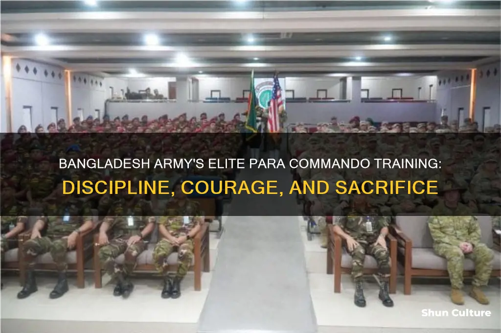 para commando training bangladesh army