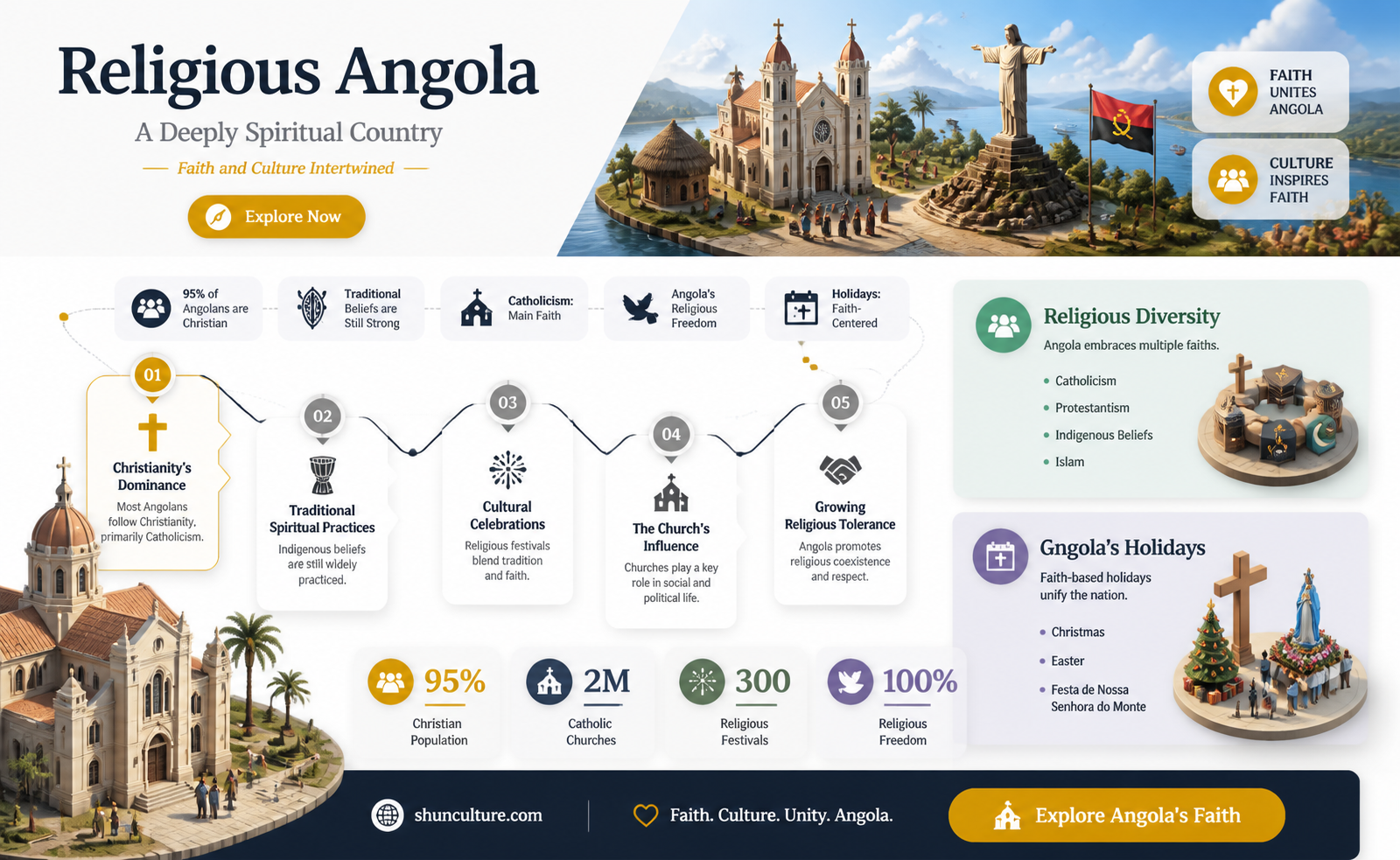 are angolan peiple religious