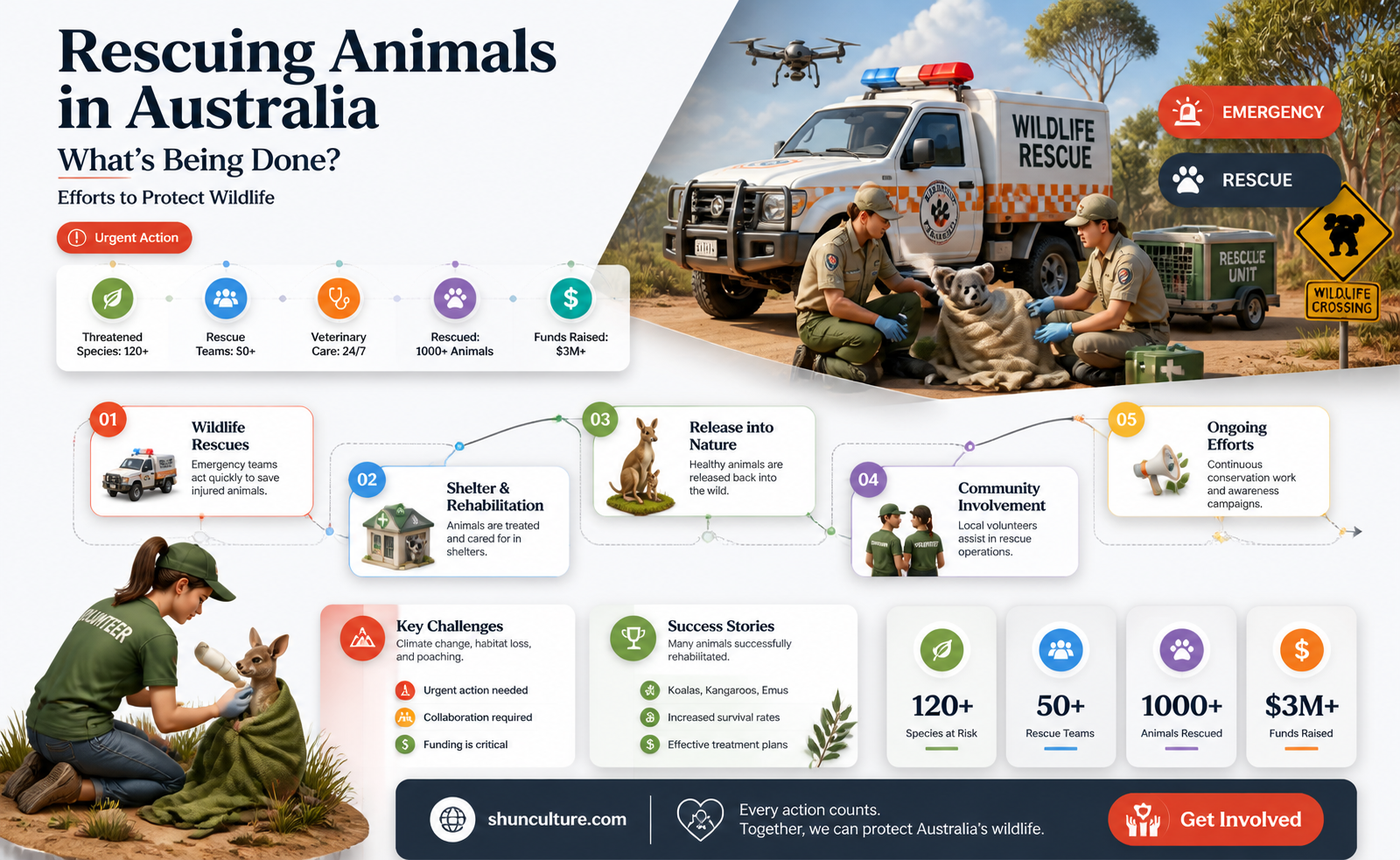 are animals being rescued in australia