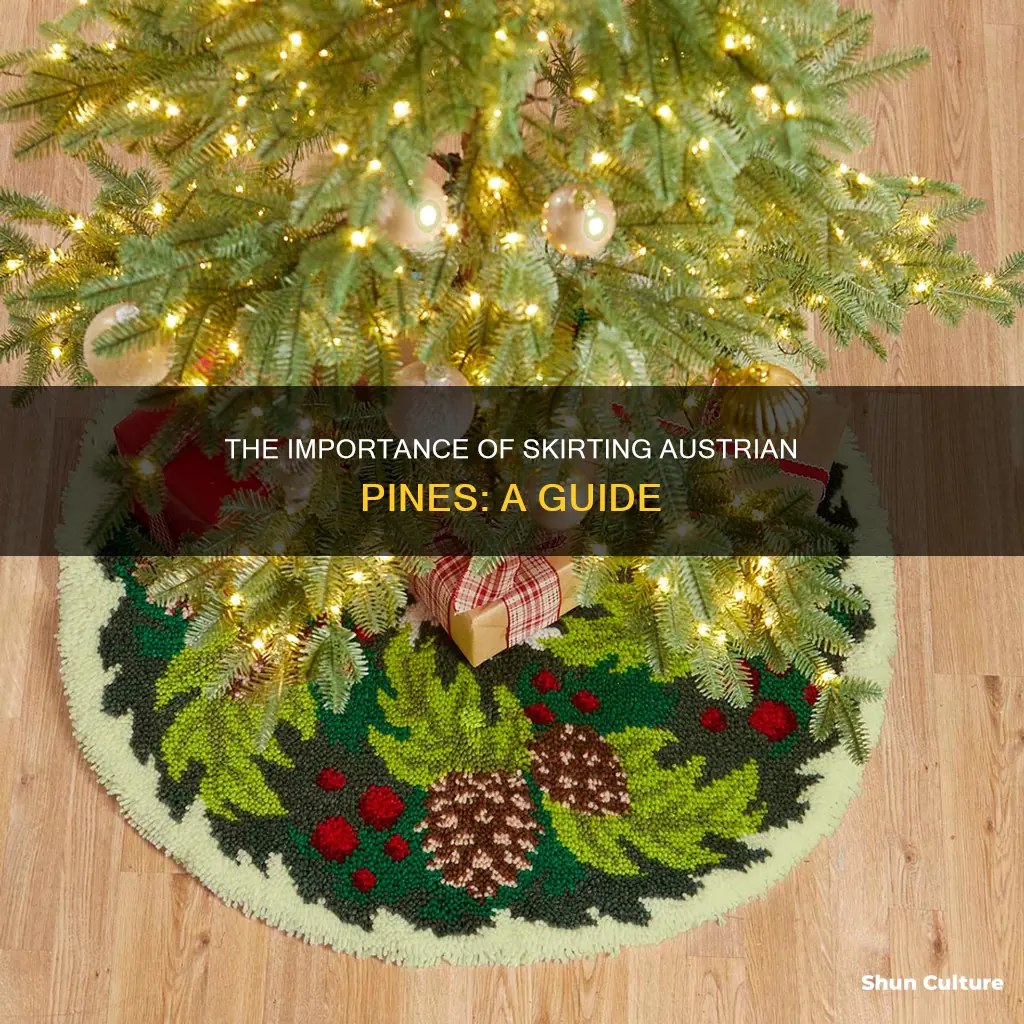 should an austrian pine be skirted