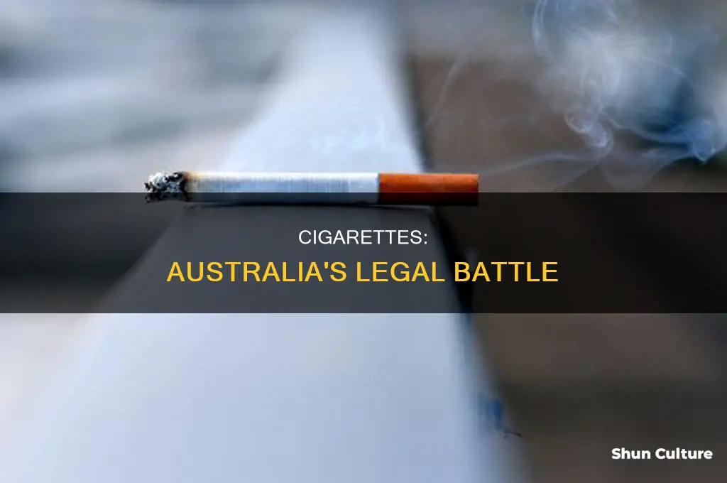 should cigarettes be made illegal in australia