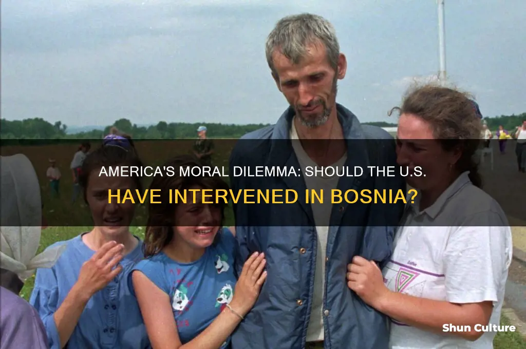 should have america intervened the bosnian war