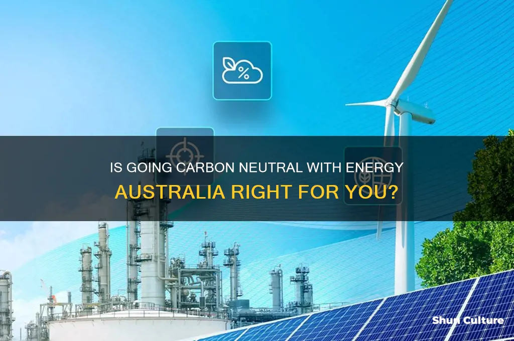 should I go carbon neutral with energy australia