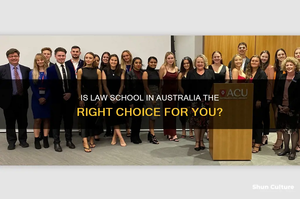 should I go to law school in australia