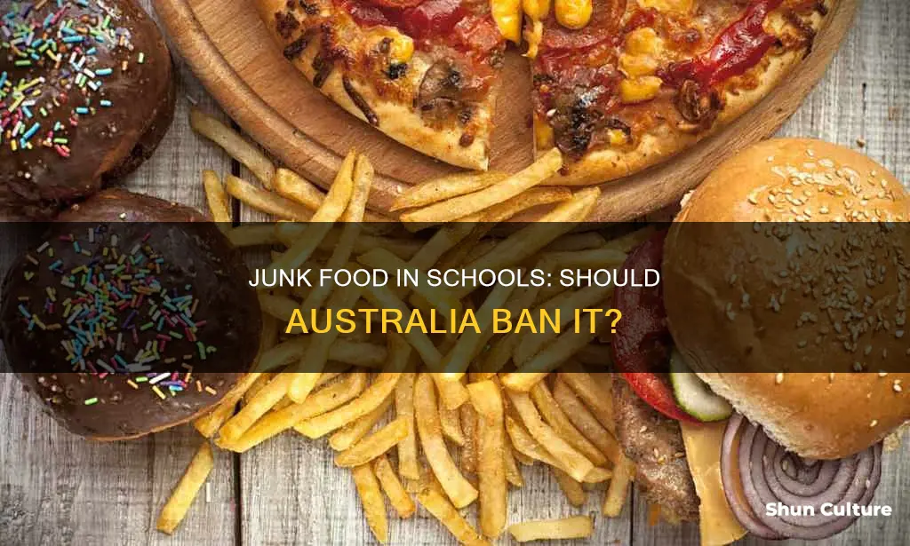 should junk food be banned in australian schools
