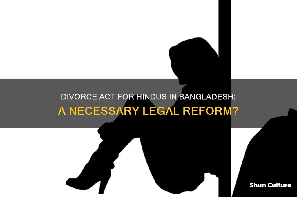 should there be a divorce act for hindus in bangladesh