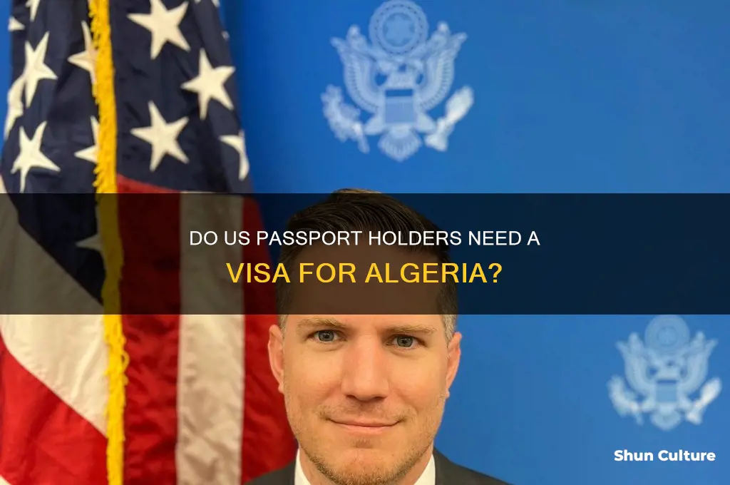 should usa passport holder need a visa to visit algeria