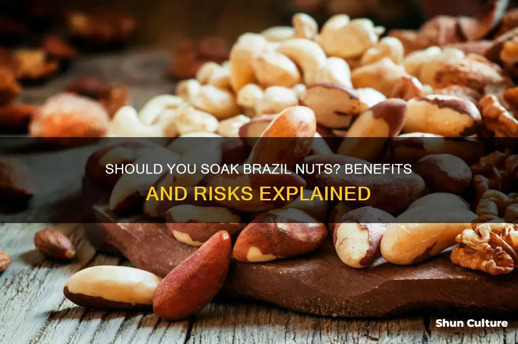 should you leave brazil nuts in water
