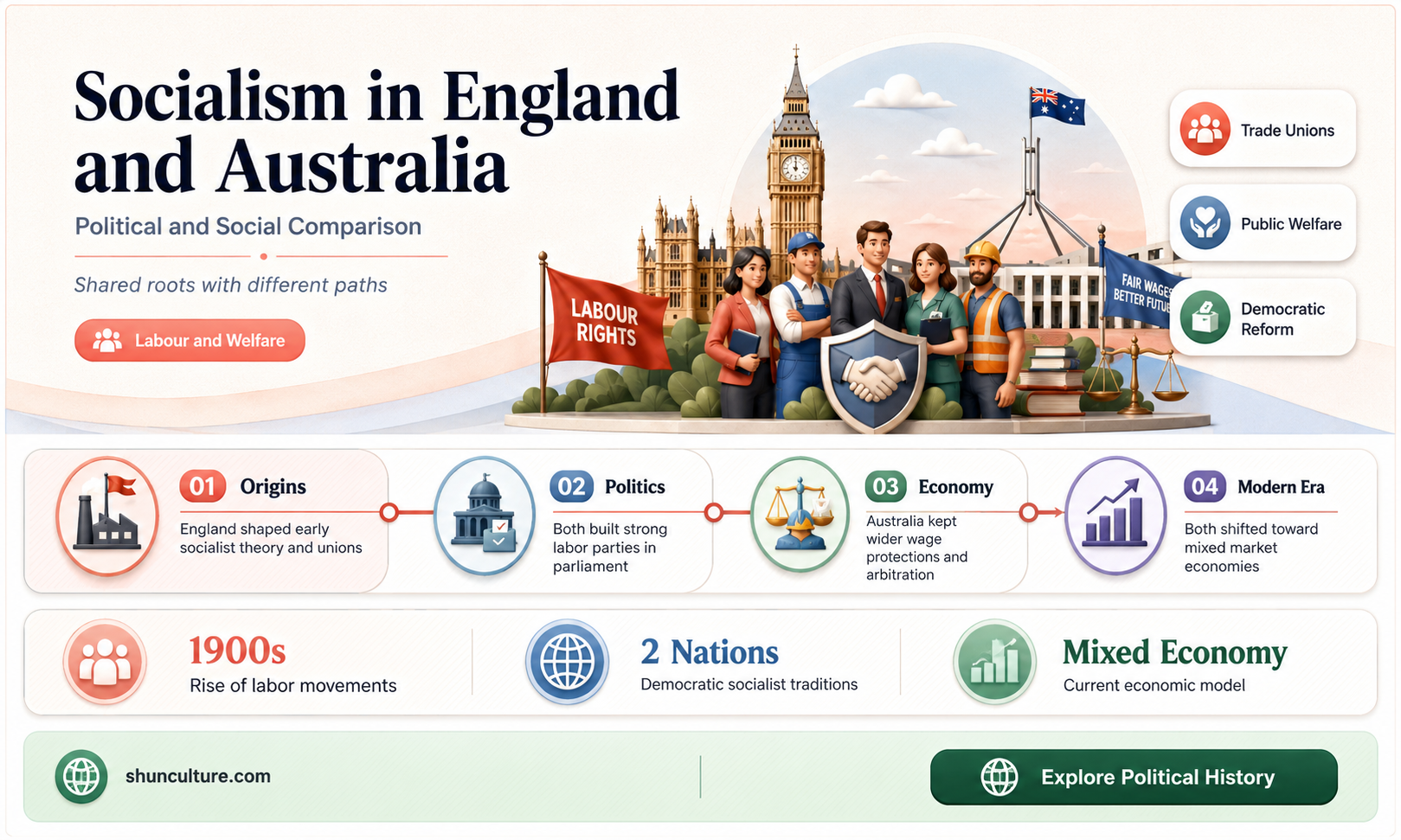 are england and australia socialist countries