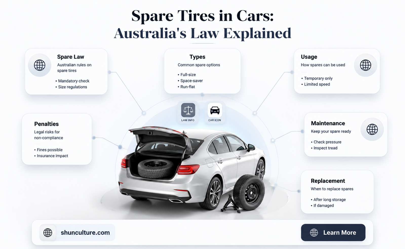 are cars required to have a spare tire australia