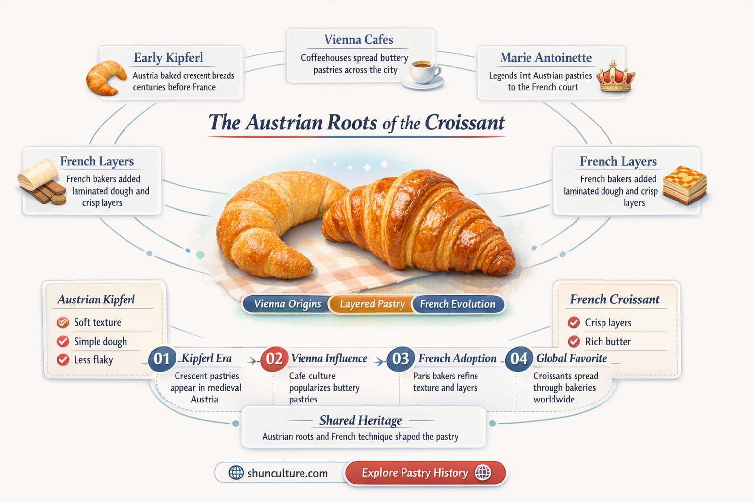 are croissants austrian