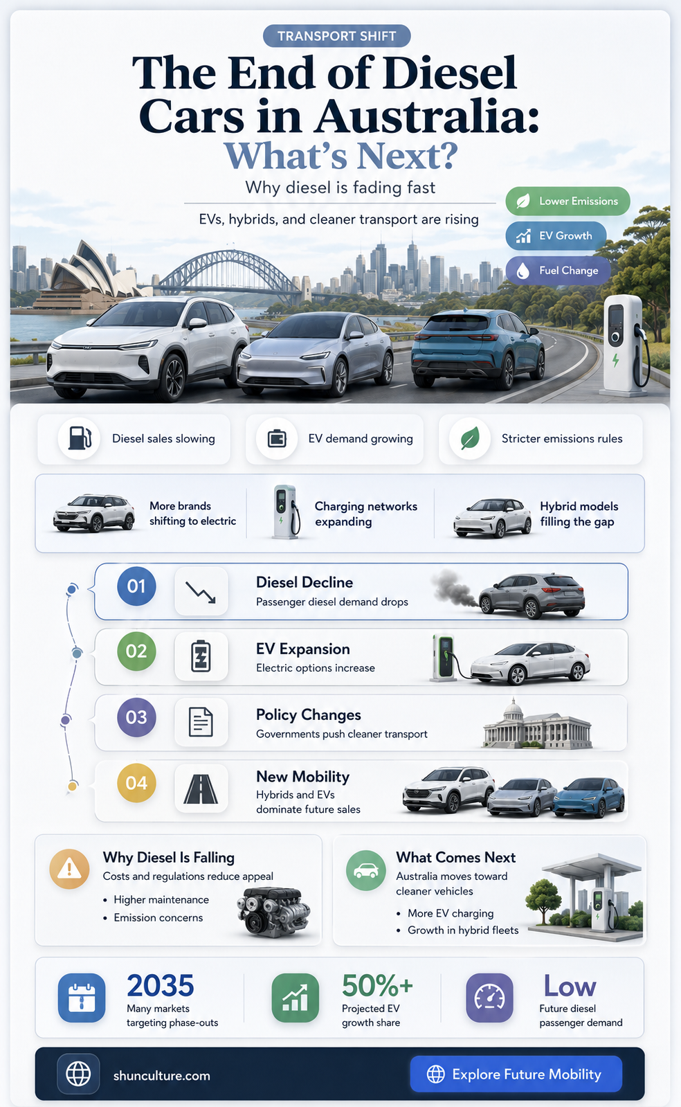 are diesel cars being phased out in australia