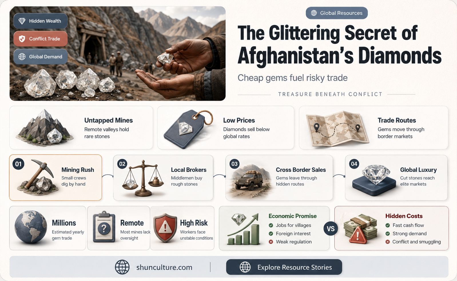 are diamond cheap in afghanistan