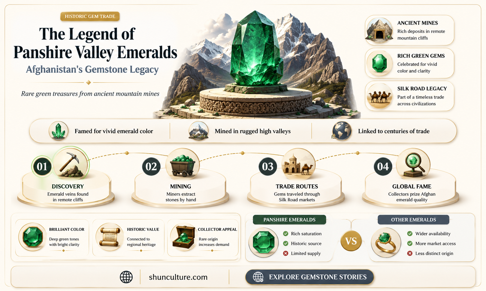 are emeralds from panshire valley afghanistan hight quality