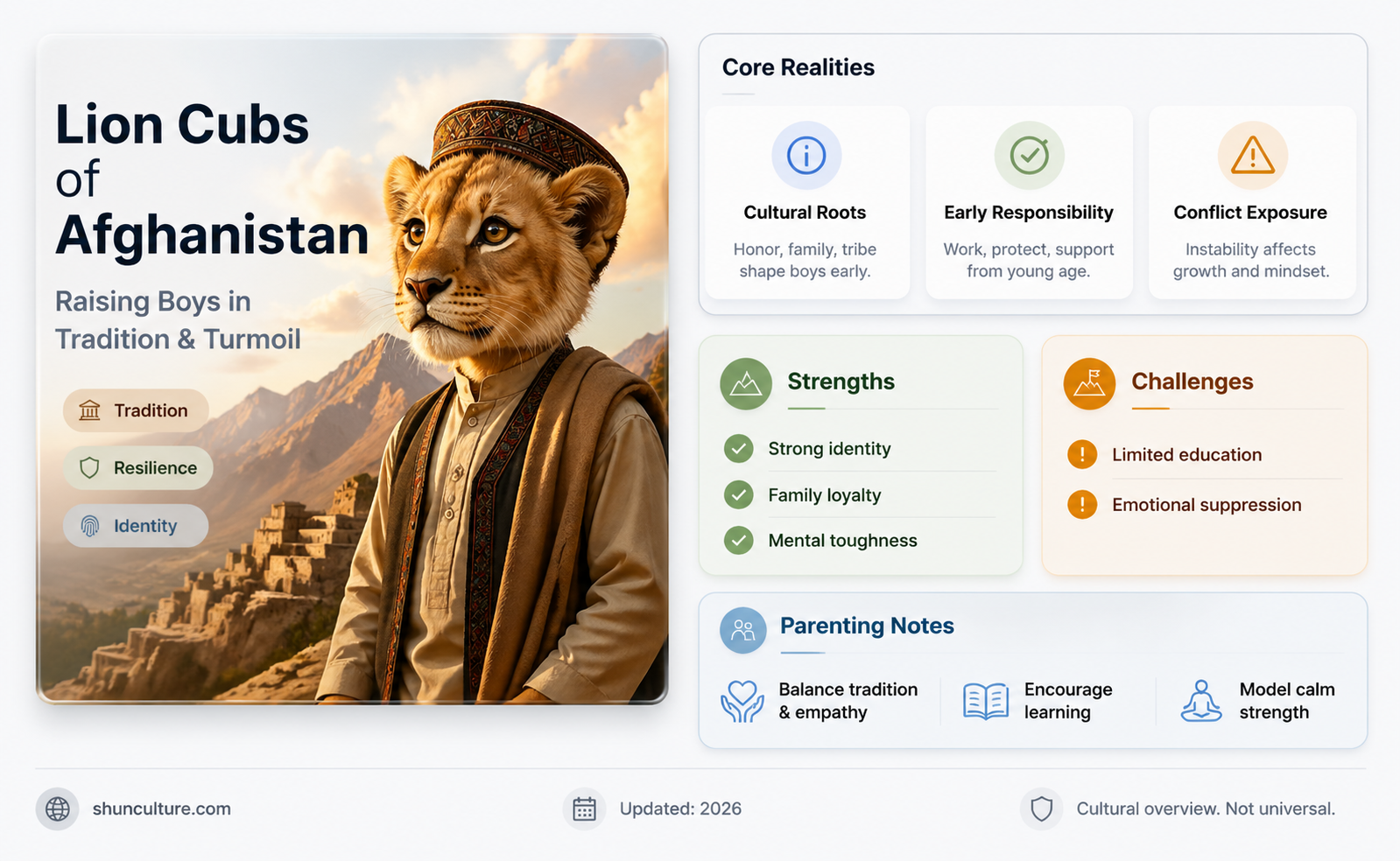 are afghanistan parents raising their boys