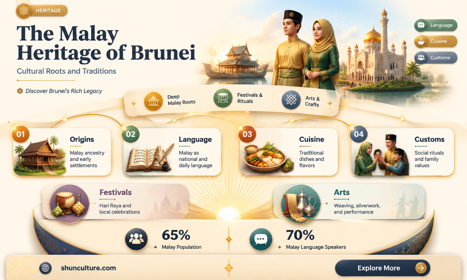 are brunei malay descent