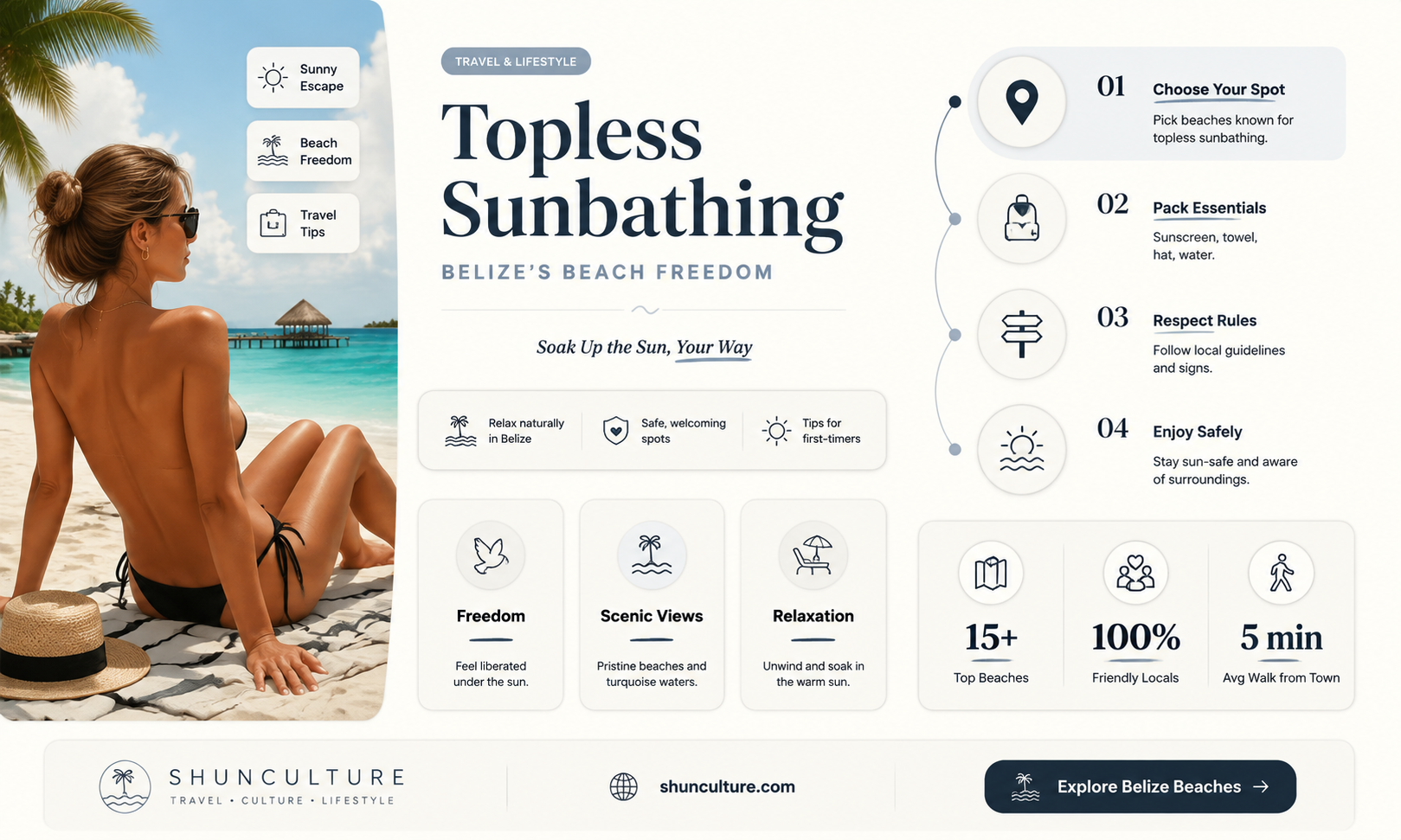 are belize beaches topless