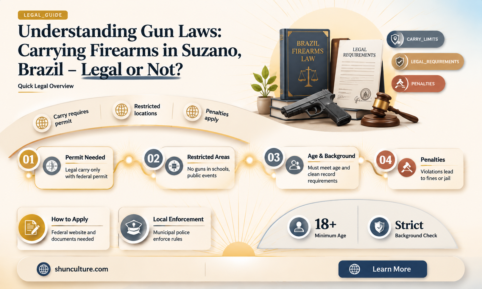 are guns legal to carry in suzano brazil