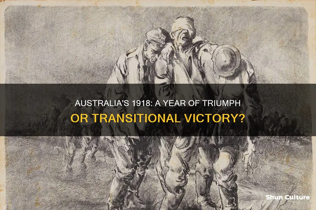 was 1918 a year of victory for australia