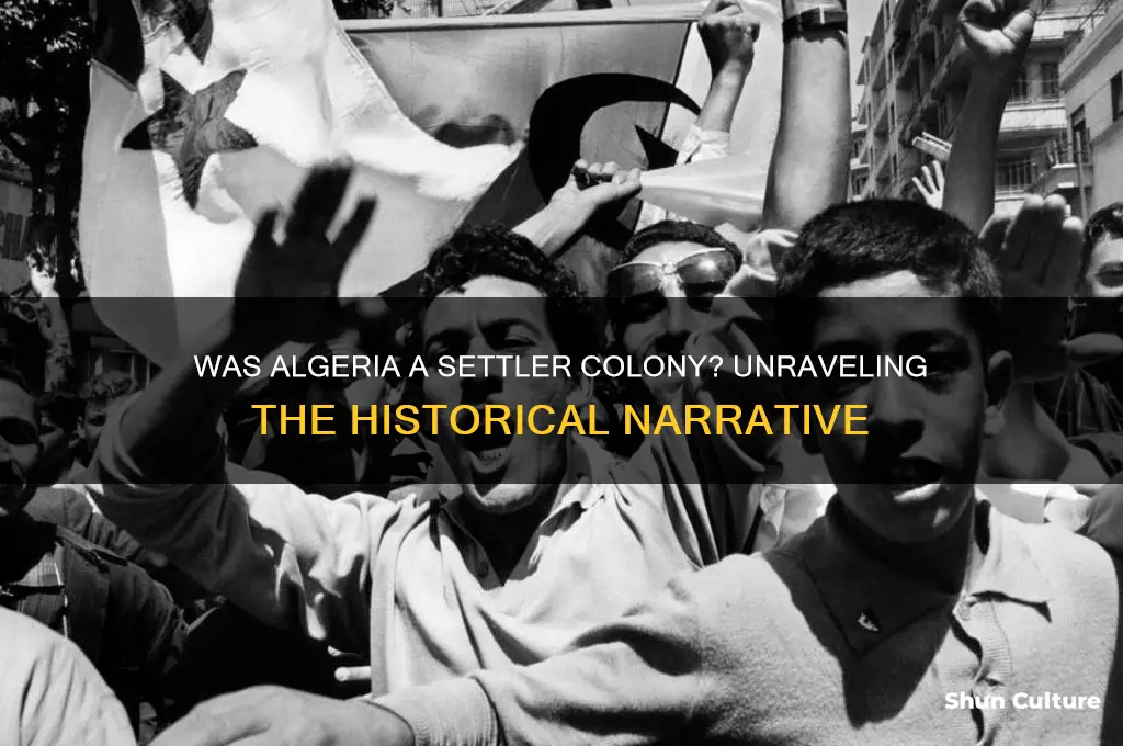 was algeria a settler colony