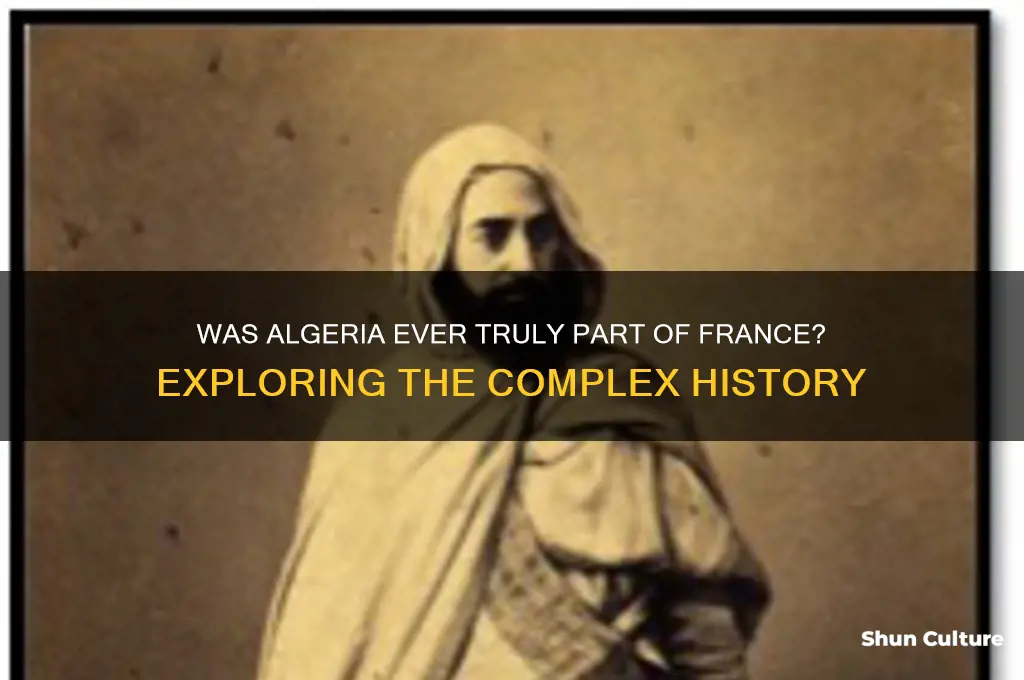was algeria considered part of france